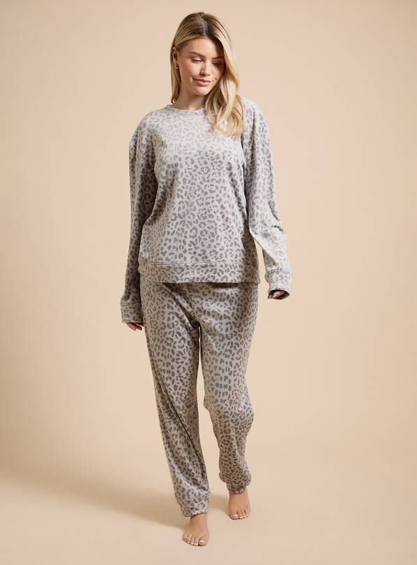 DOROTHY PERKINS Animal Velour Pyjamas XL